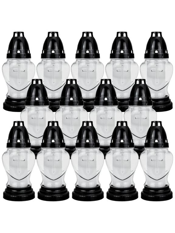LUKS Znicz nagrobkowy 304BT 18,5cm 14szt