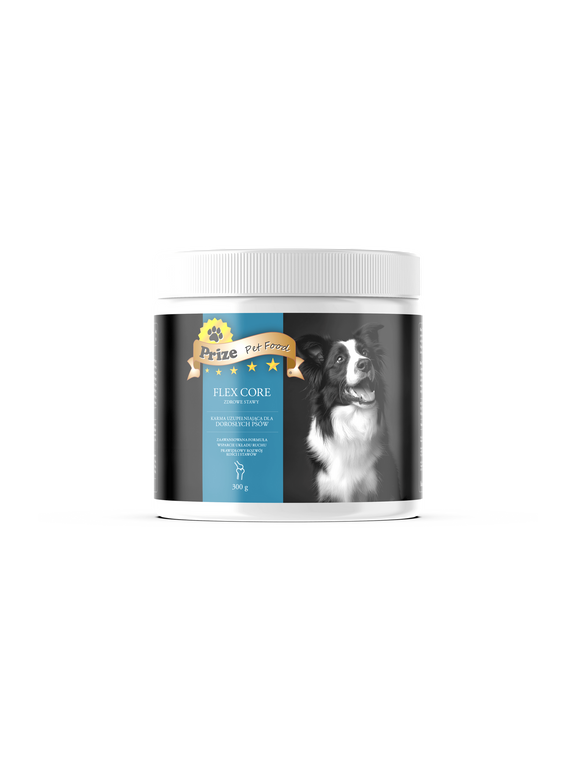 Prize Pet Food Flex Core Preparat Wspomagający Pracę i Regenerację Stawów dla Psa 300g