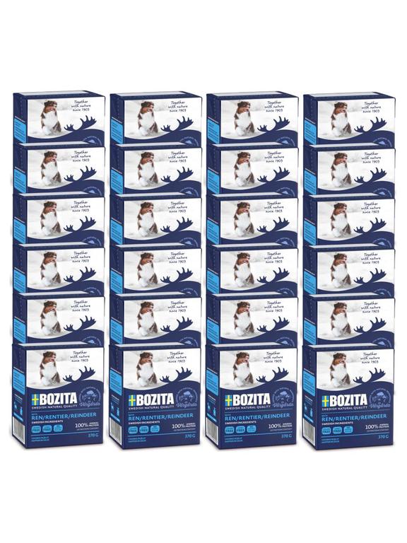 BOZITA Dog: Renifer w galarecie 24x370g