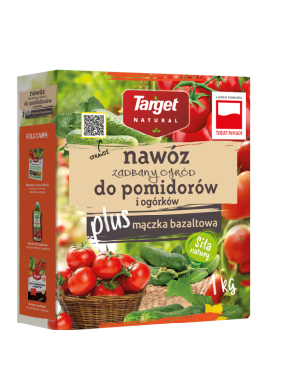 Nawóz Zadbany Ogród do pomidorów i ogórków plus mączka bazaltowa 1 Kg