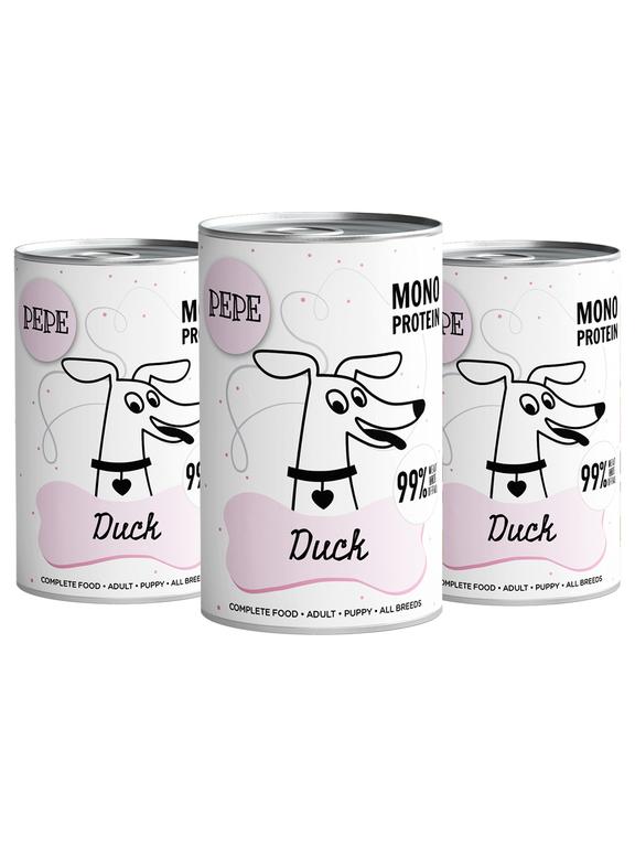 PEPE MONO PROTEIN Duck (kaczka) 3x400g