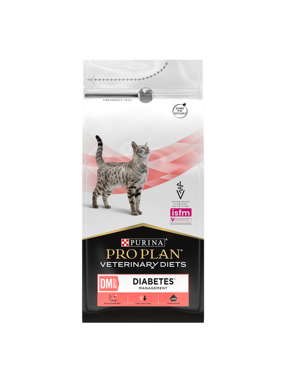 PRO PLAN Veterinary Diets DM St/Ox Diabetes Management Karma sucha dla kota 1,5kg