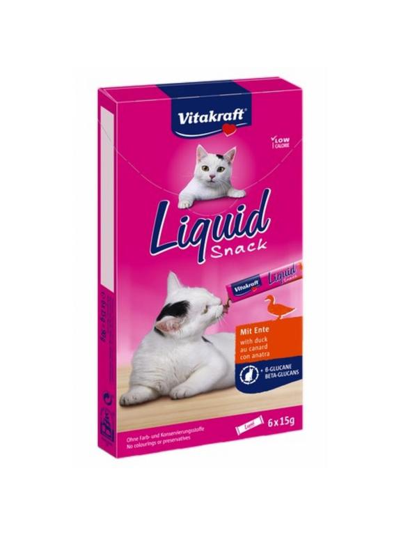 Vitakraft Cat Liquid-Snack z Kaczką 6x15g