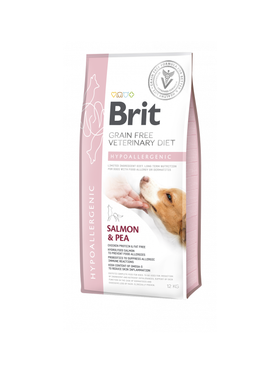 Brit GF veterinary diets dog Hypoallergenic 12 kg