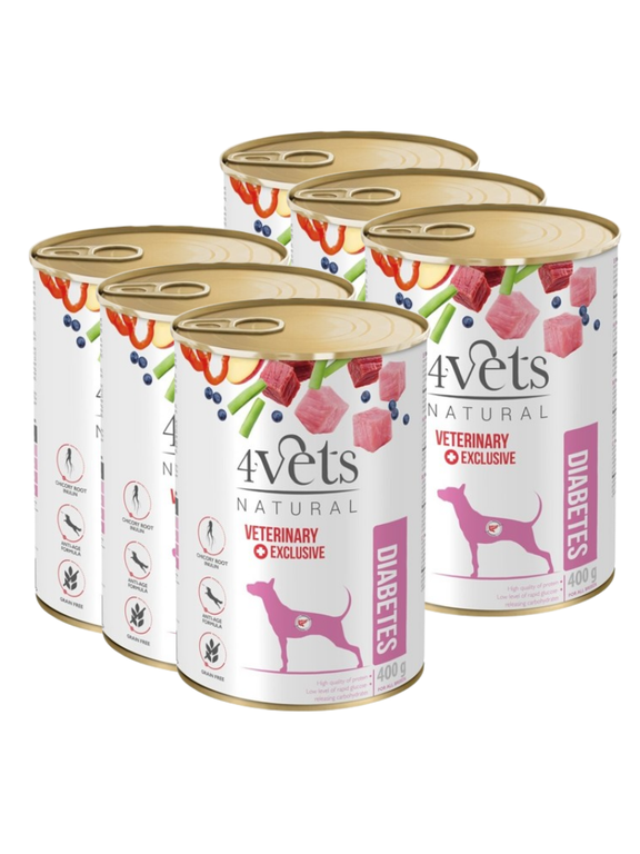 4Vets Dog Diabetes 6x400g