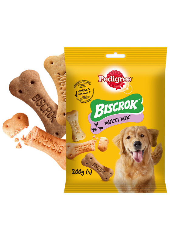 PEDIGREE Biscrok 200g - ciasteczka dla psów w kształcie kostek