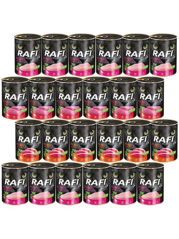 DOLINA NOTECI RAFI Cat Adult Mix smaków 24x400g