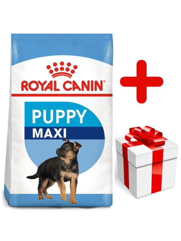 ROYAL CANIN Maxi Puppy 15kg karma sucha dla szczeniąt, od 2 do 15 miesiąca życia, ras dużych  + niespodzianka dla psa GRATIS!