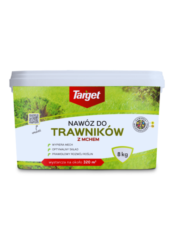 Nawóz granulowany do trawników z mchem 8kg