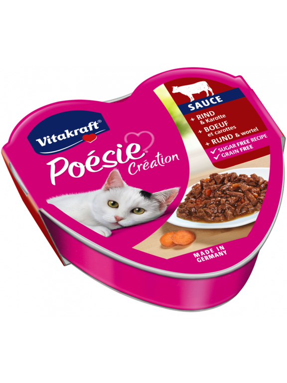 Vitakraft POESIE mokra karma dla kota wołowina z marchewką 85g