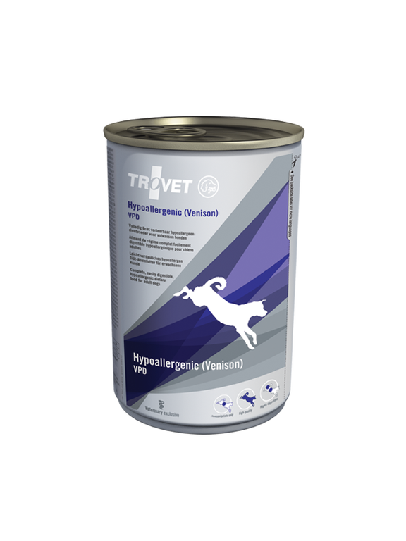 TROVET VPD Hypoallergenic - Venison (dla psa) 400g - puszka