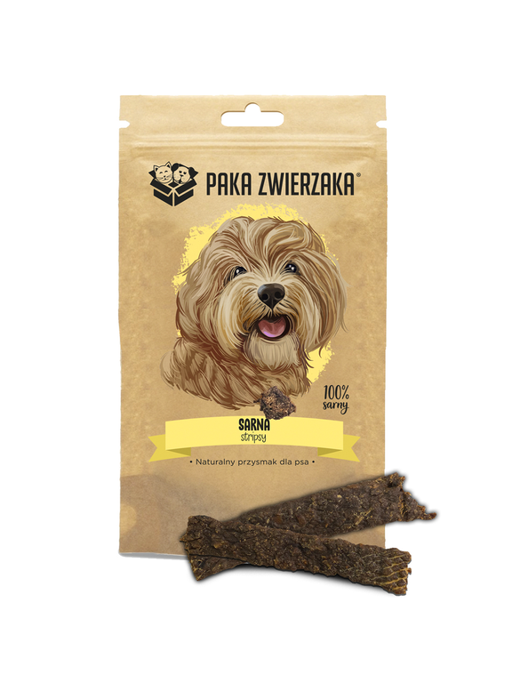Paka Zwierzaka Stripsy SARNA 100%