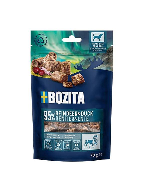 BOZITA Meaty Bites renifer z kaczką przysmak pies 70g