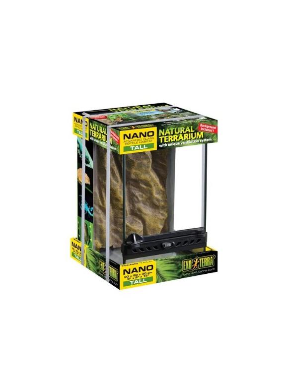 EXOTERRA Terrarium szklane NANO- high, 20x20x30cm