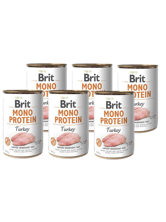 BRIT MONO PROTEIN TURKEY 6x400g