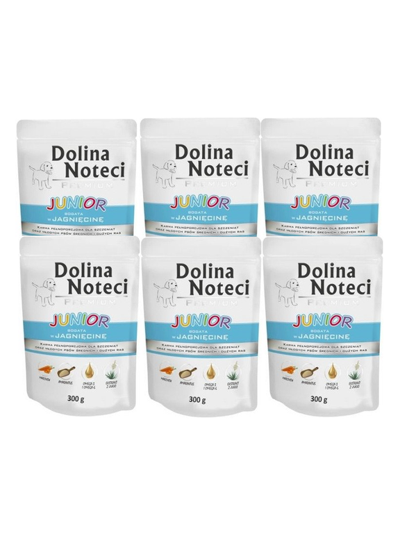 Dolina Noteci PREMIUM Junior bogata w jagnięcinę 24x300g