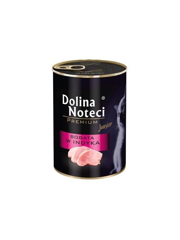 Dolina Noteci Premium Junior dla kota bogata w indyka 400g