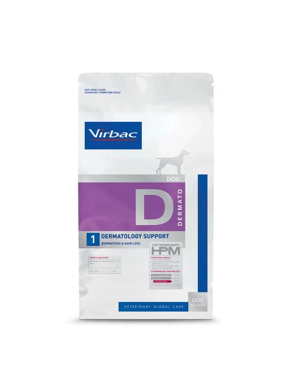 VIRBAC Dog Dermatology Dermatozy, Utrata Włosa, Zapalenia Skóry 12kg