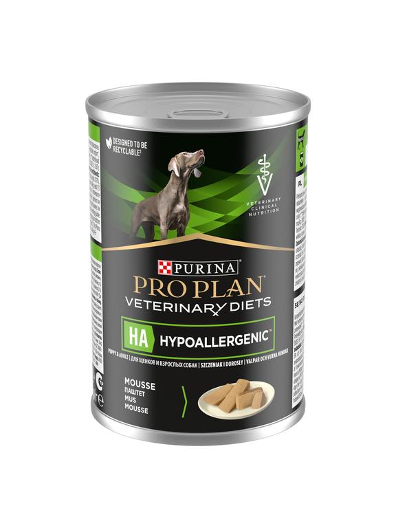 PRO PLAN Veterinary Diets HA Hypoallergenic Karma mokra dla psa mus 400g