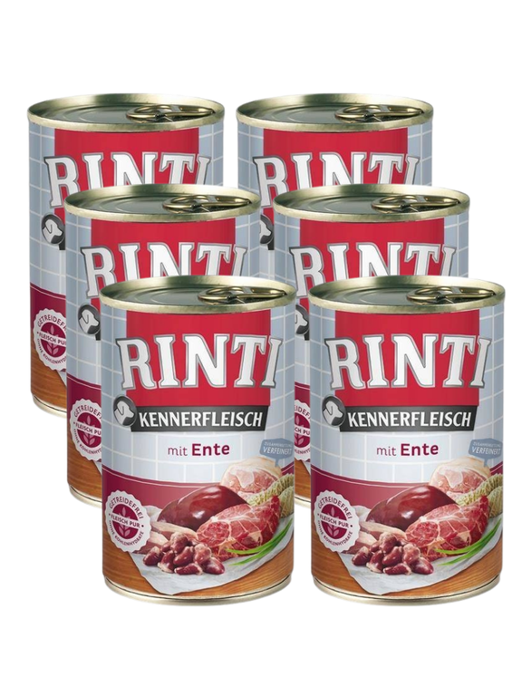 Rinti Kennerfleisch Ente karma mokra dla psa - kaczka 6x400g