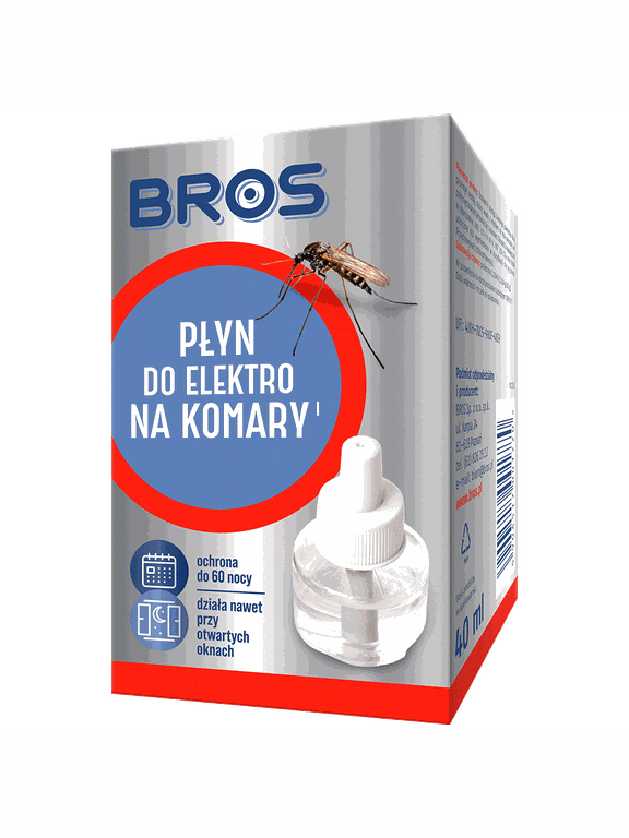 BROS - płyn do elektro na komary 60 nocy