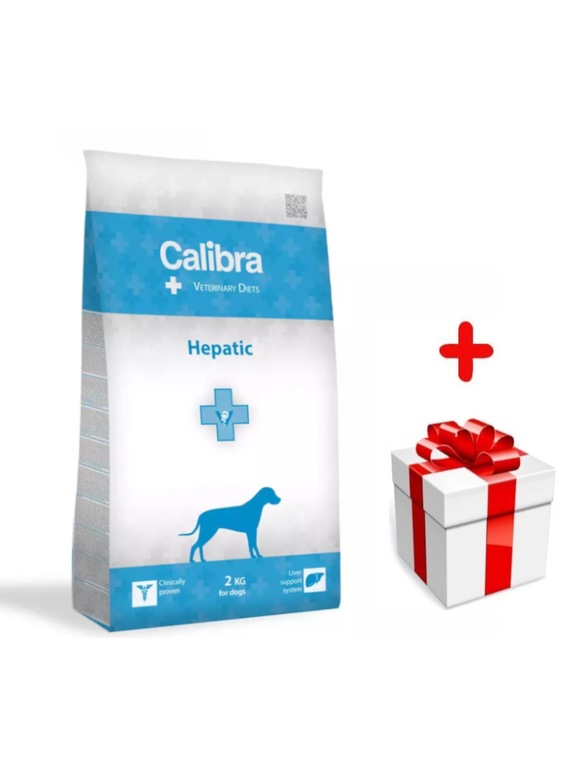 Calibra Veterinary Diets Dog Hepatic 2kg + Niespodzianka dla psa GRATIS