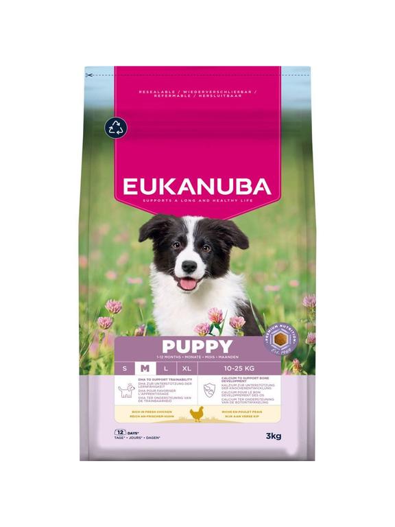 EUKANUBA  Growing Puppy Medium Breed Chicken 3kg