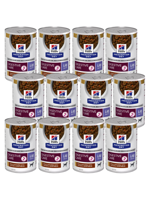 HILL'S PD Prescription Diet Canine i/d Low Fat gulasz 12x354g - puszka