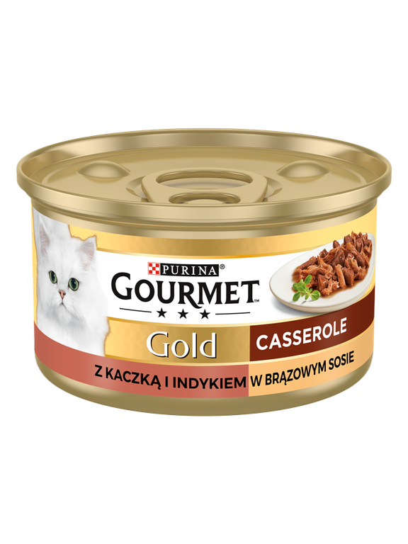 Purina Gourmet Gold kaczka/indyk w sosie 85g