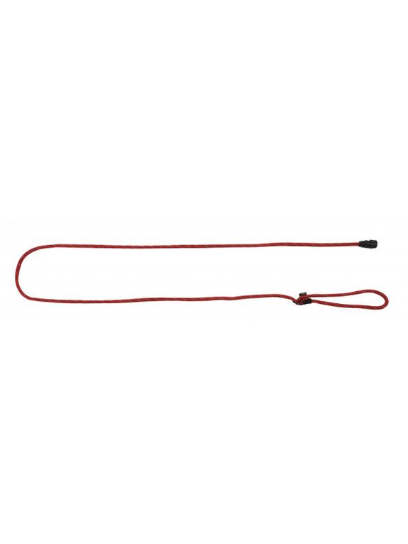 KERBL Smycz sznurkowa GoLeyGo, z Adapterem,czerwona, 8mm x 140-200cm,S,max.15kg