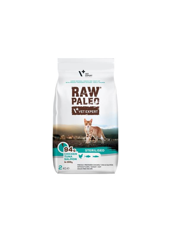 Vetexpert Raw Paleo Sterilised Cat 2kg