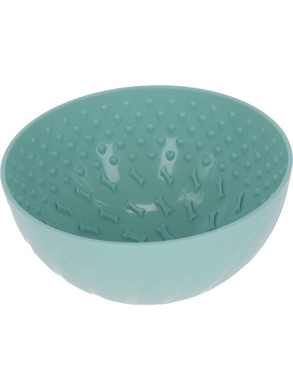 Kerbl Miska do lizania Slippy, śr. 20,5 cm, turkusowy