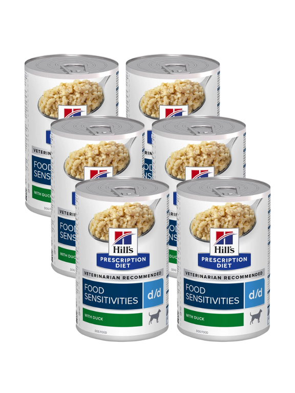 HILL'S PD Prescription Diet Canine d/d Kaczka (Duck) 6x370g