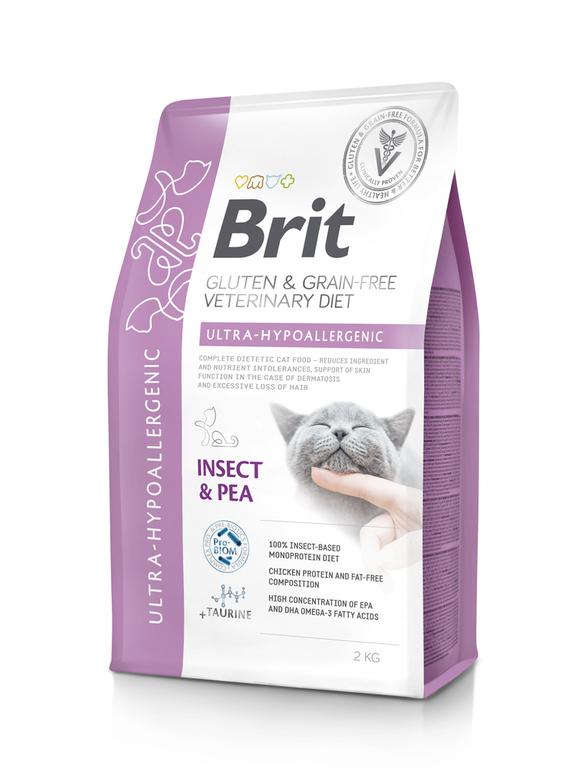 BRIT GF Veterinary Diets Cat Ultra-Hypoallergenic 2kg