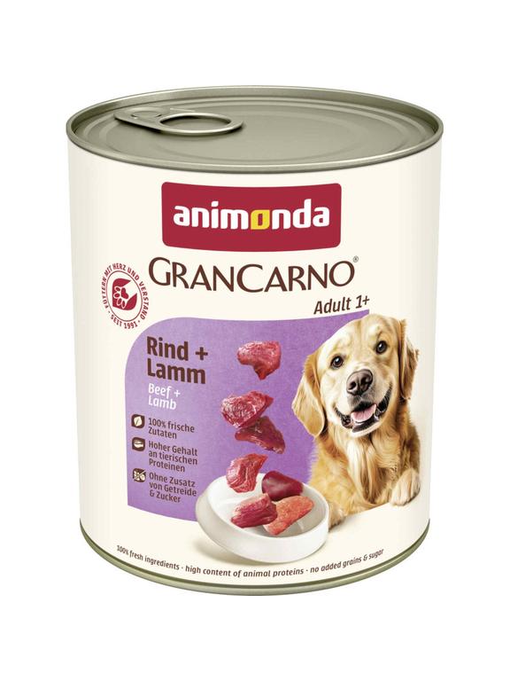 ANIMONDA Grancarno Adult Dog smak: Wołowina + jagnięcina 800g