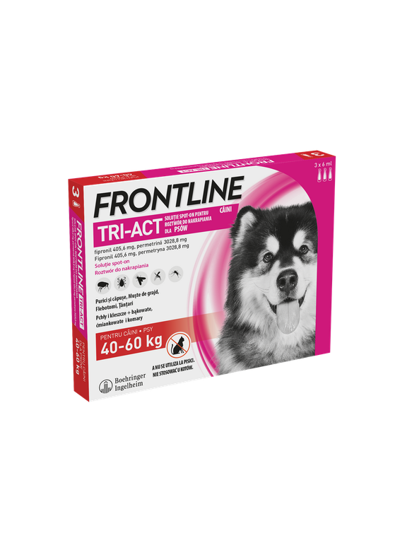 FRONTLINE Tri-Act XL 40-60kg (pipeta 3 x 6ml)