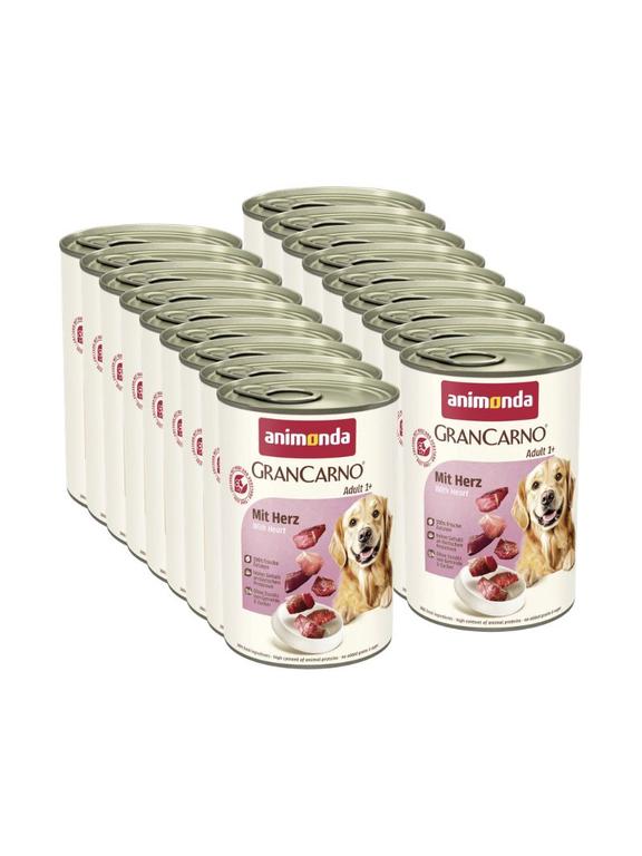 ANIMONDA GranCarno Adult Dog z sercami 18x400g