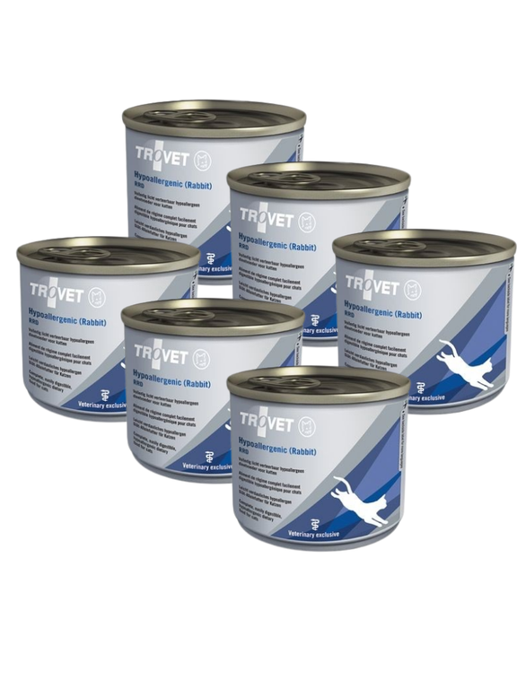 TROVET RRD Hypoallergenic (Rabbit) 6x200g dla kota