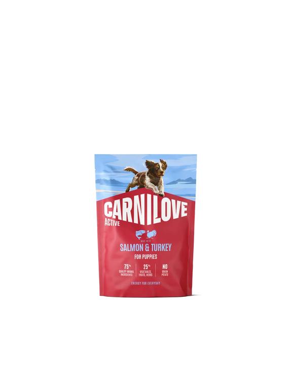 CARNILOVE Active Dog Salmon & Turkey for Puppies 1,5kg