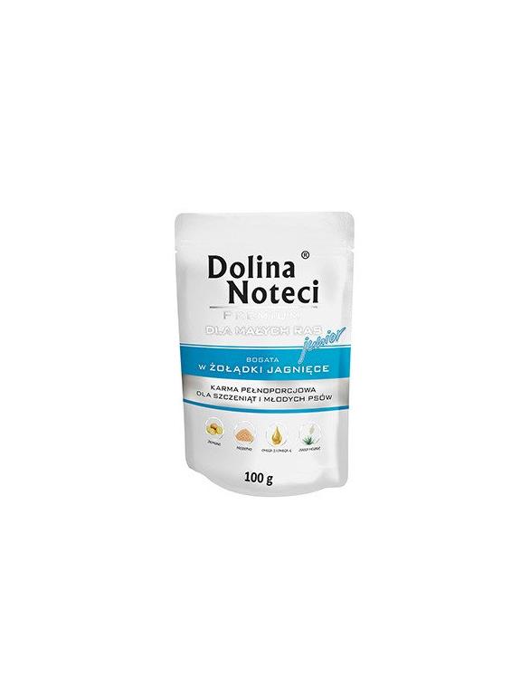 Dolina Noteci PREMIUM dla psów małych ras JUNIOR bogata w żołądki jagnięce saszetka 100g