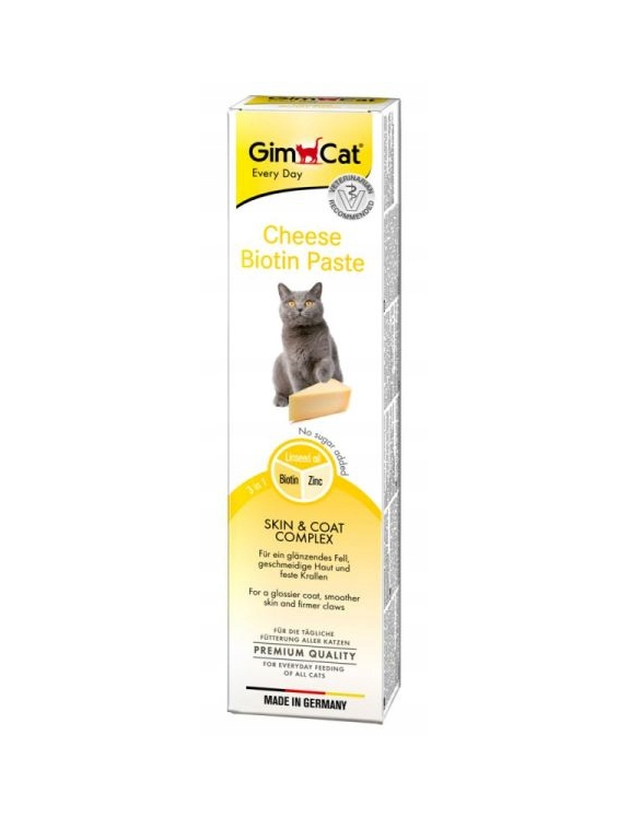 GimCat Pasta z biotyną i serem 200g