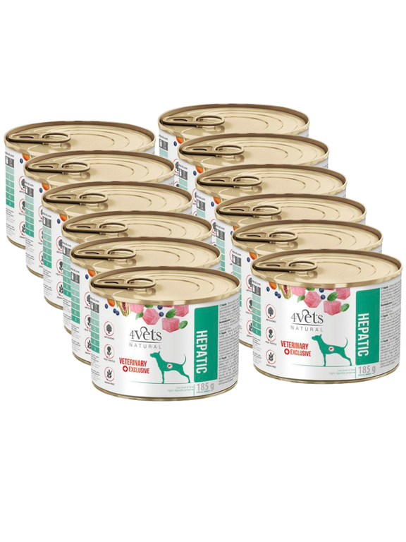 4Vets Dog Hepatic 12x185g