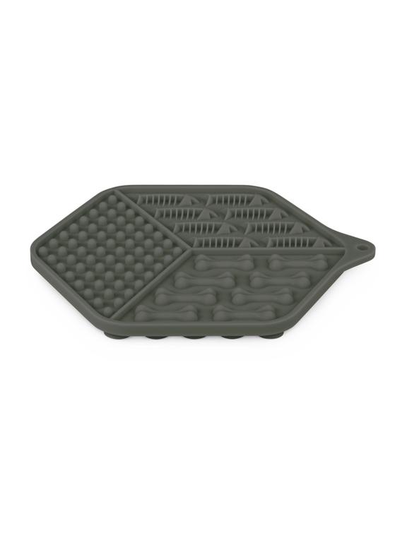 ZOLUX Silikonowa mata do lizania dla kota szara 18,5x15,5 cm