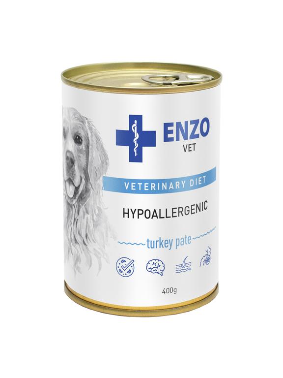 ENZO VET Hypoallergenic dieta hypoallergiczna z indykiem dla psów 400g