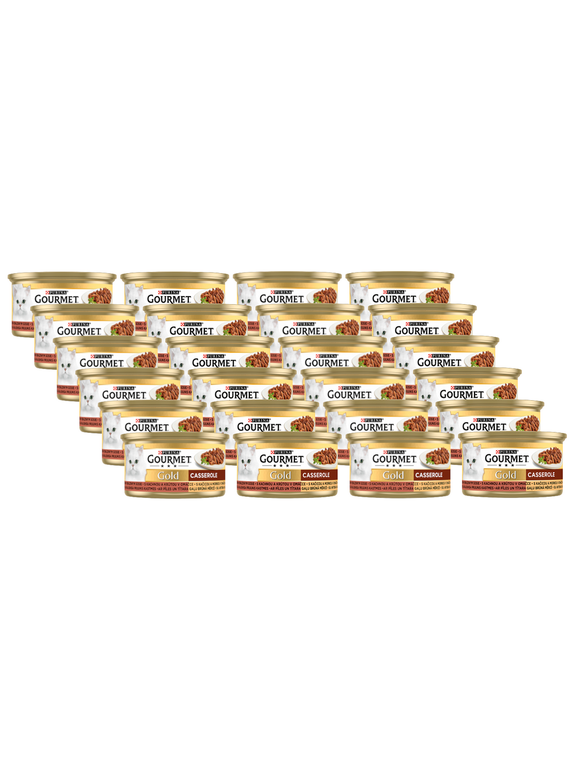 Purina Gourmet Gold kaczka/indyk w sosie 24x85g