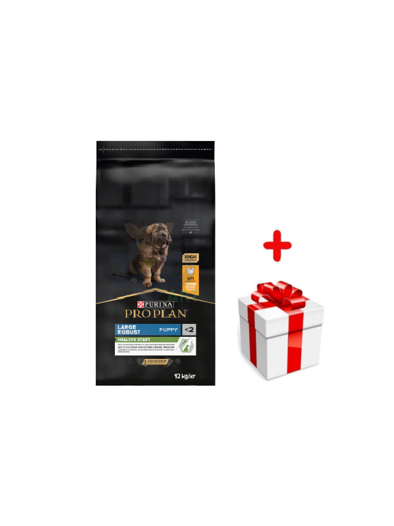 Purina Pro Plan Large Puppy Robust Optistart, kurczak i ryż 12kg  + niespodzianka dla psa GRATIS!