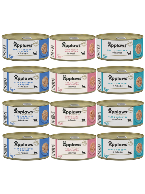 Applaws Cat Mix Tuńczyka 12x70g