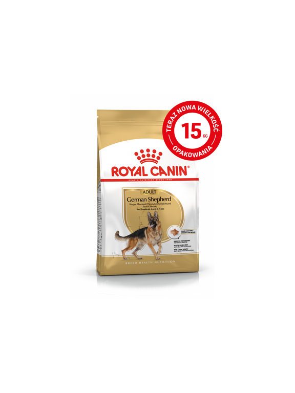 ROYAL CANIN® German Shepherd Adult karma sucha dla psów dorosłych rasy owczarek niemiecki 15kg