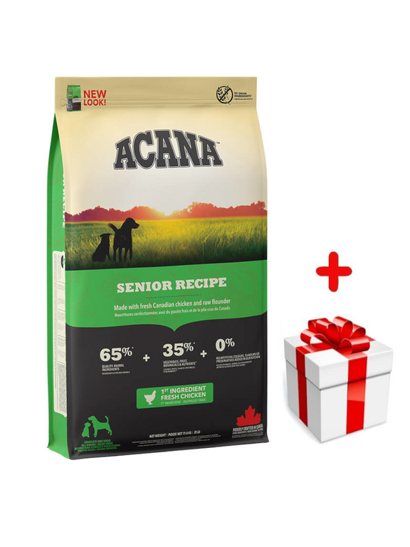ACANA Senior Dog 11,4kg + niespodzianka dla psa GRATIS!