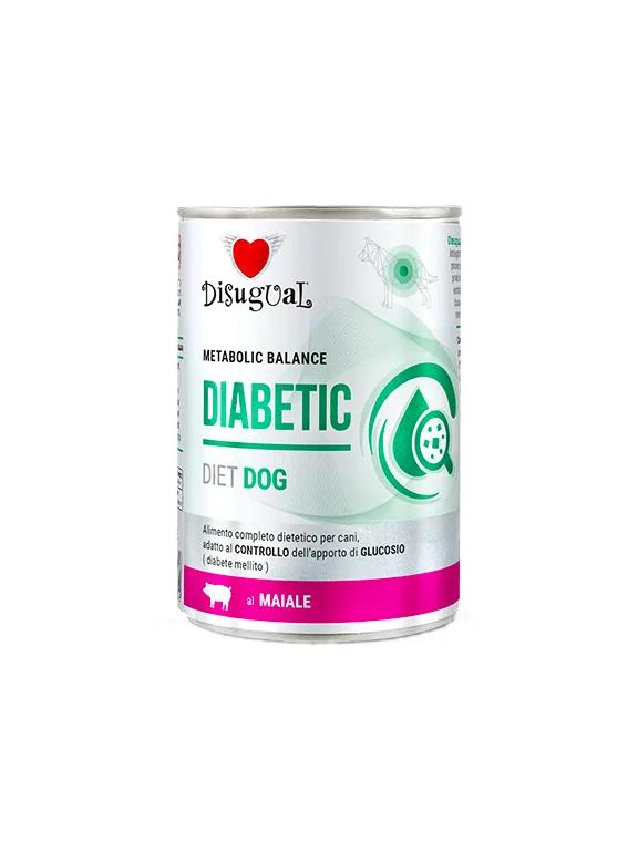Disugual Karma mokra dla psa Weterynaryjna DIABETIC Wieprzowina (dorosły) 400g